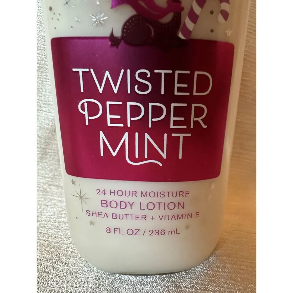Bath and Body Works Twisted Peppermint Body‎ Lotion 8 fl. oz